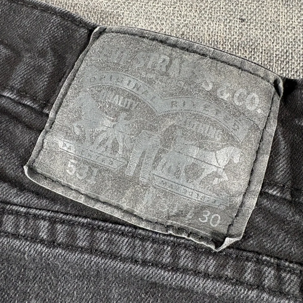 Levi's 511 Slim Fit Jeans Men 29x30 (Fits 29x28) Faded Black Stretch Denim Pants